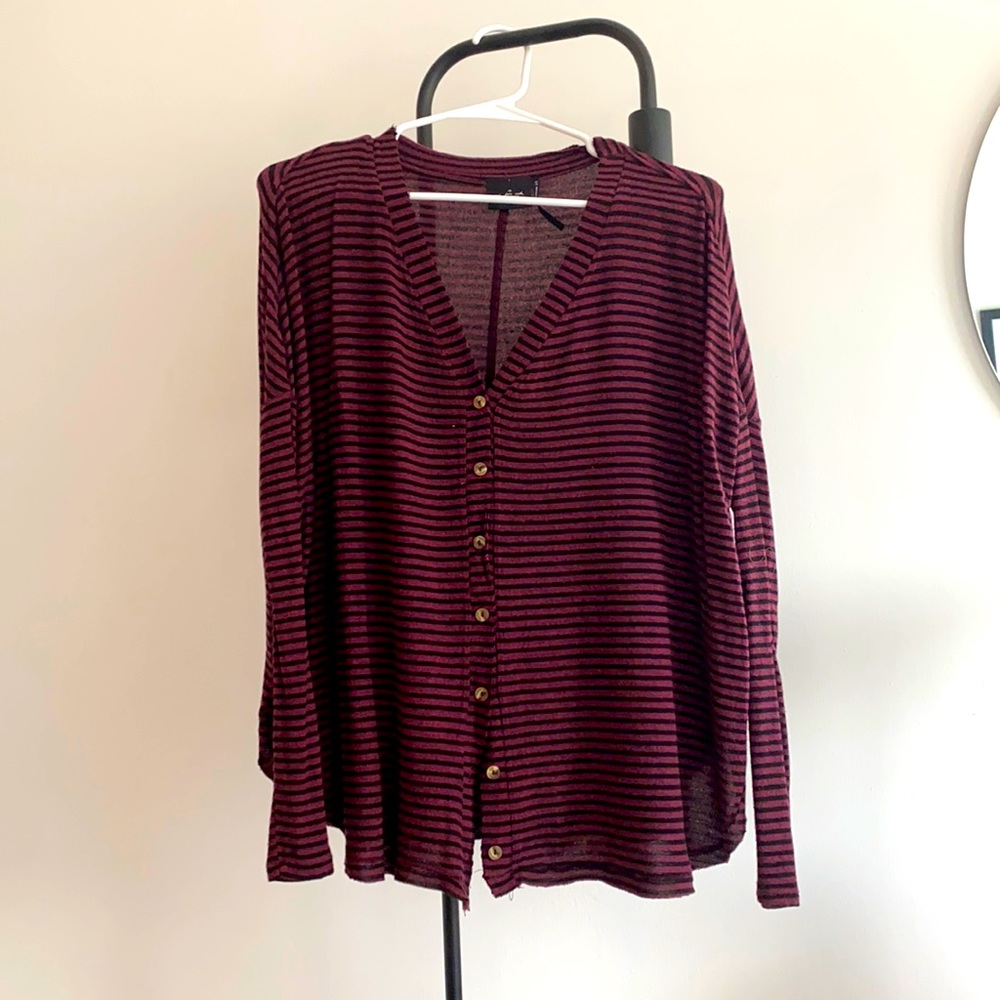 Urban Outfitters Striped button-down sweater